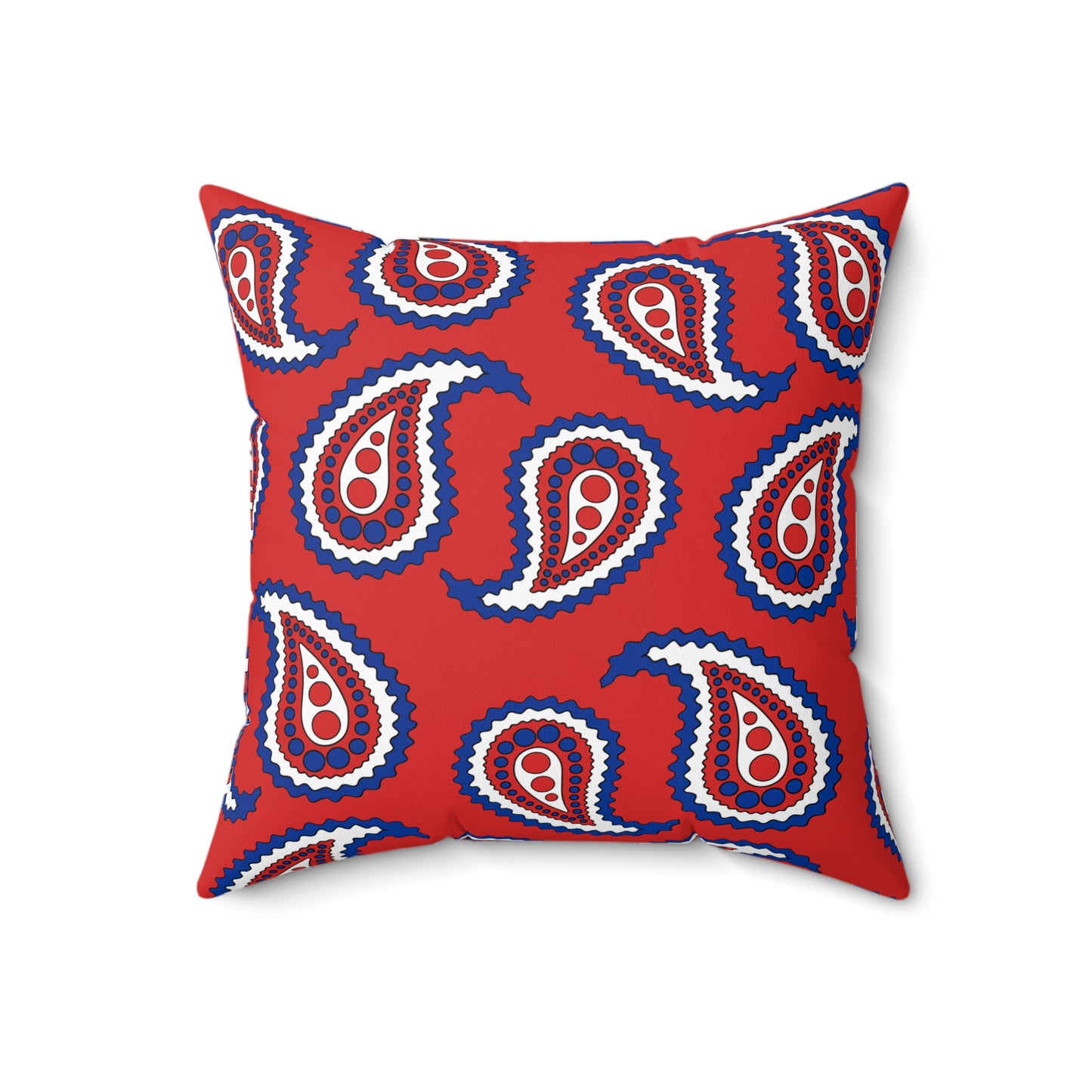 Bouvet Island Retro Paisley Cushion Pillow