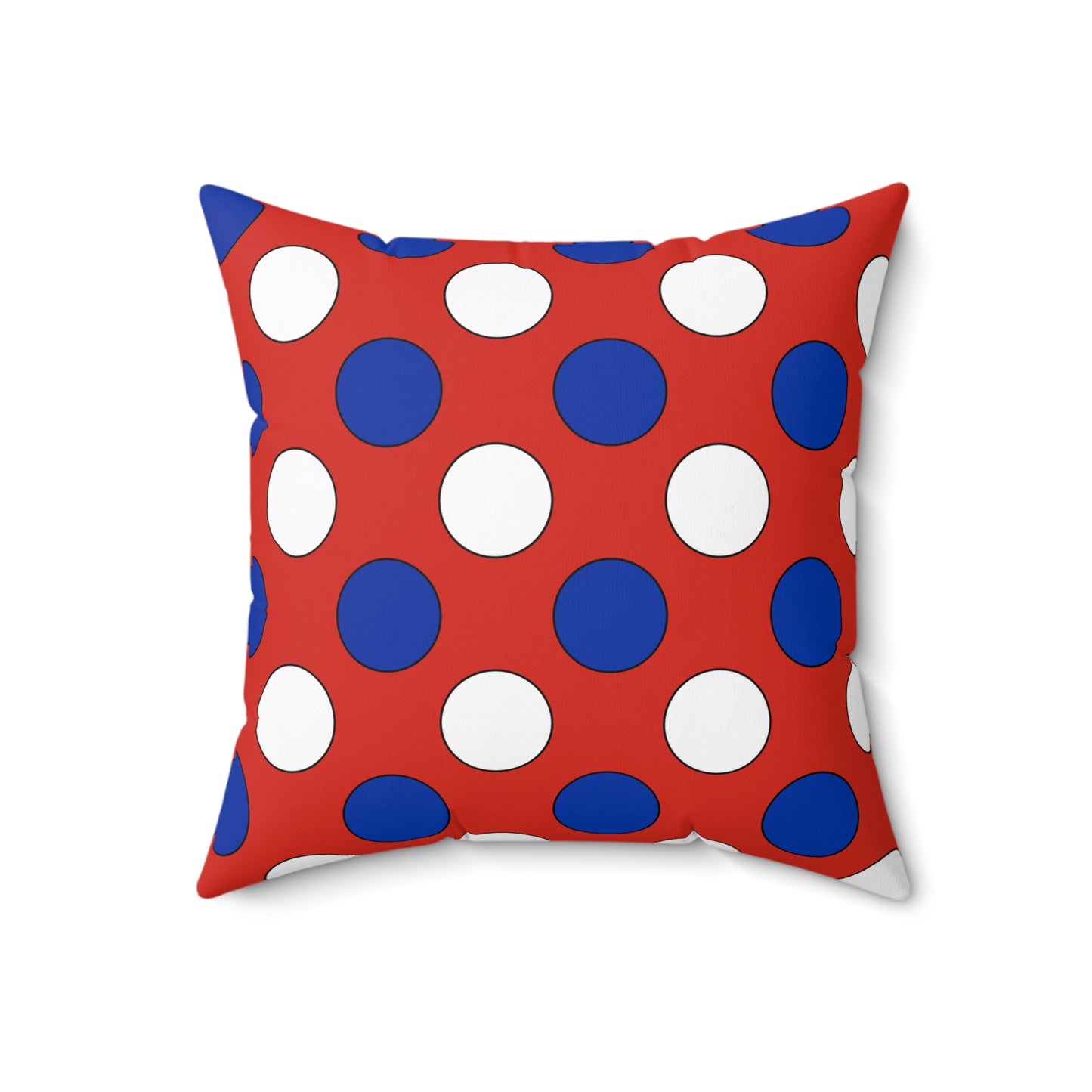Paraguay Retro Polka Dots Cushion Pillow