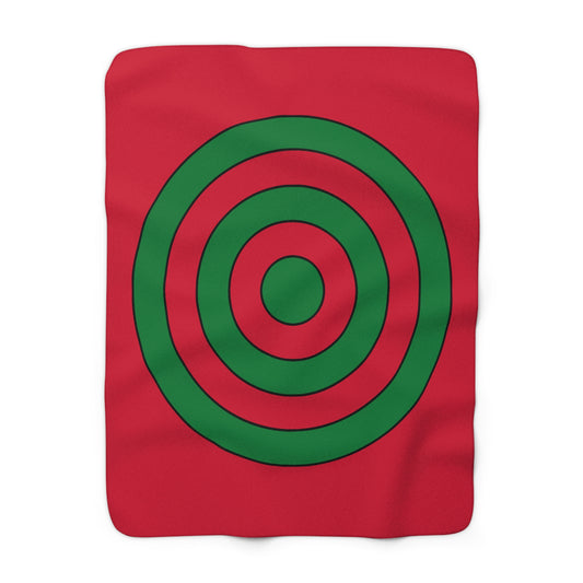 Maldives Retro Target Blanket Throw