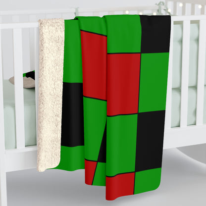 Afghanistan Retro Check Blanket Throw