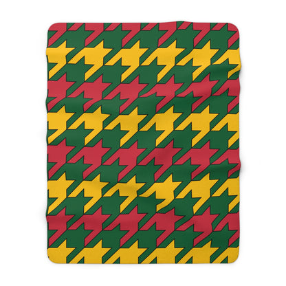 Mauritania Retro Houndstooth Blanket Throw