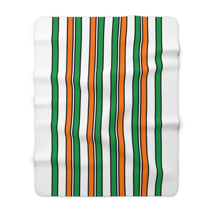 Ireland Retro Stripes Blanket Throw