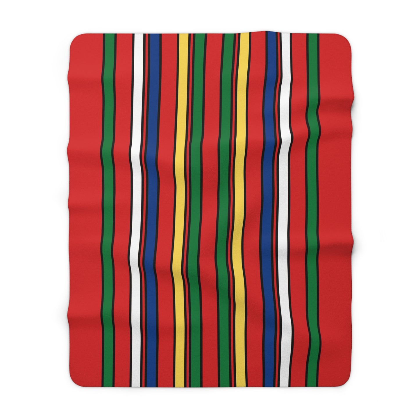 Seychelles Retro Stripes Blanket Throw