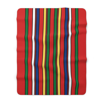 Seychelles Retro Stripes Blanket Throw