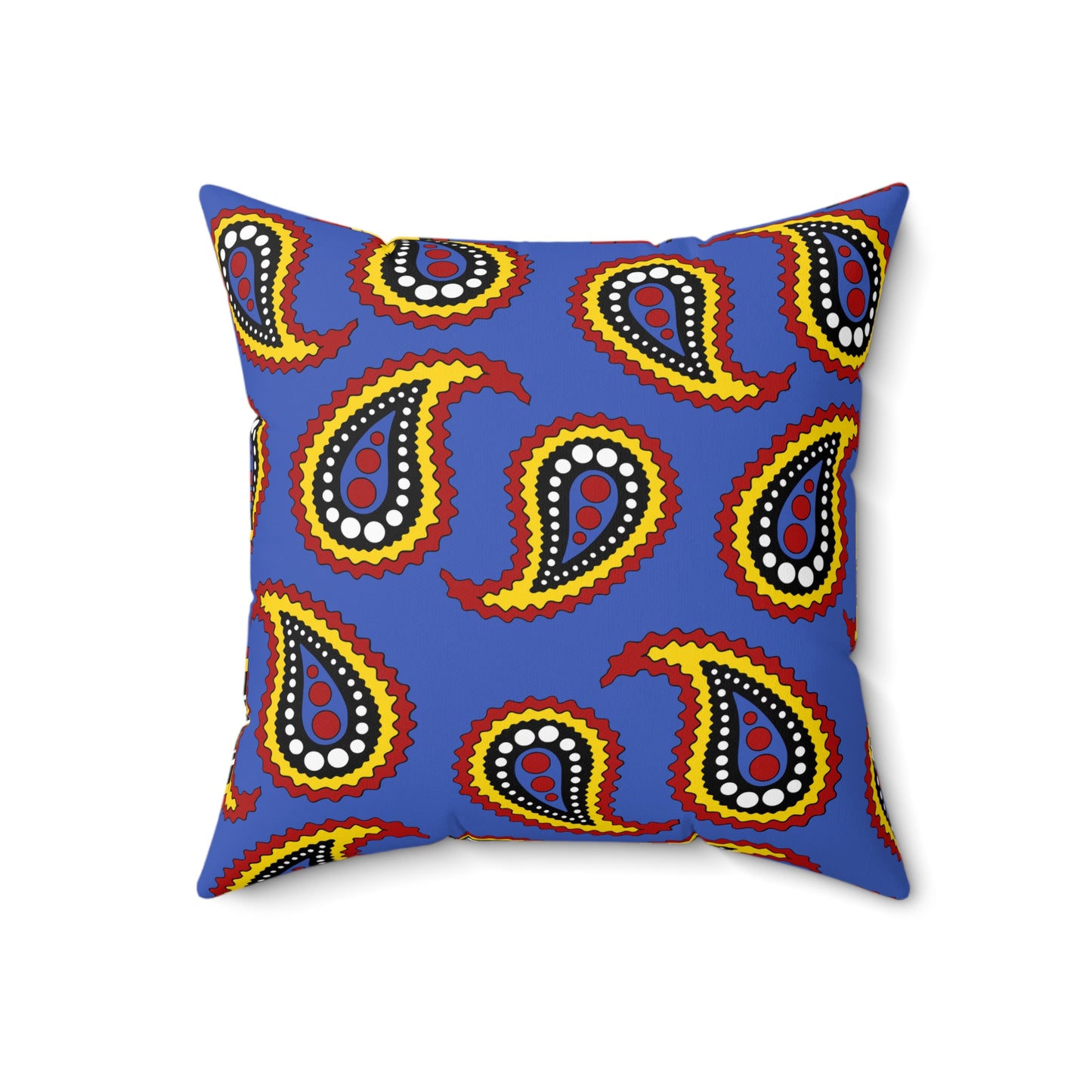 Eswatini Retro Paisley Cushion Pillow