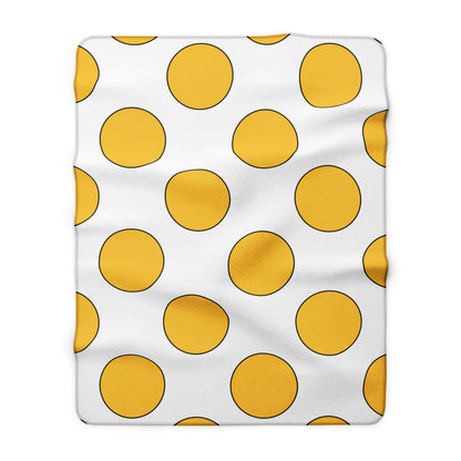 United States Virgin Islands Retro Polka Dots Blanket Throw