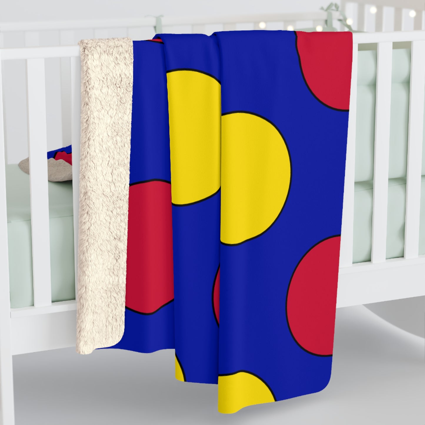 Andorra Retro Polka Dots Blanket Throw
