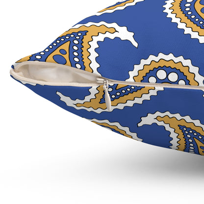 Marshall Islands Retro Paisley Cushion Pillow