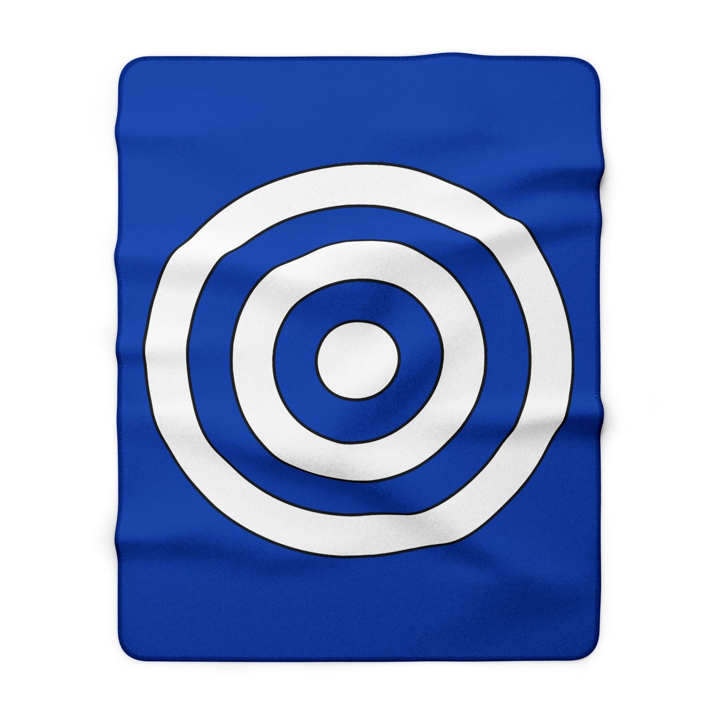El Salvador Retro Target Blanket Throw