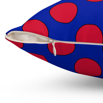 Haiti Retro Polka Dots Cushion Pillow