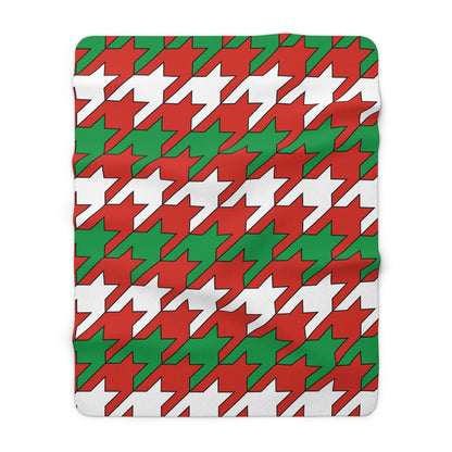 Pais Vasco Retro Houndstooth Blanket Throw