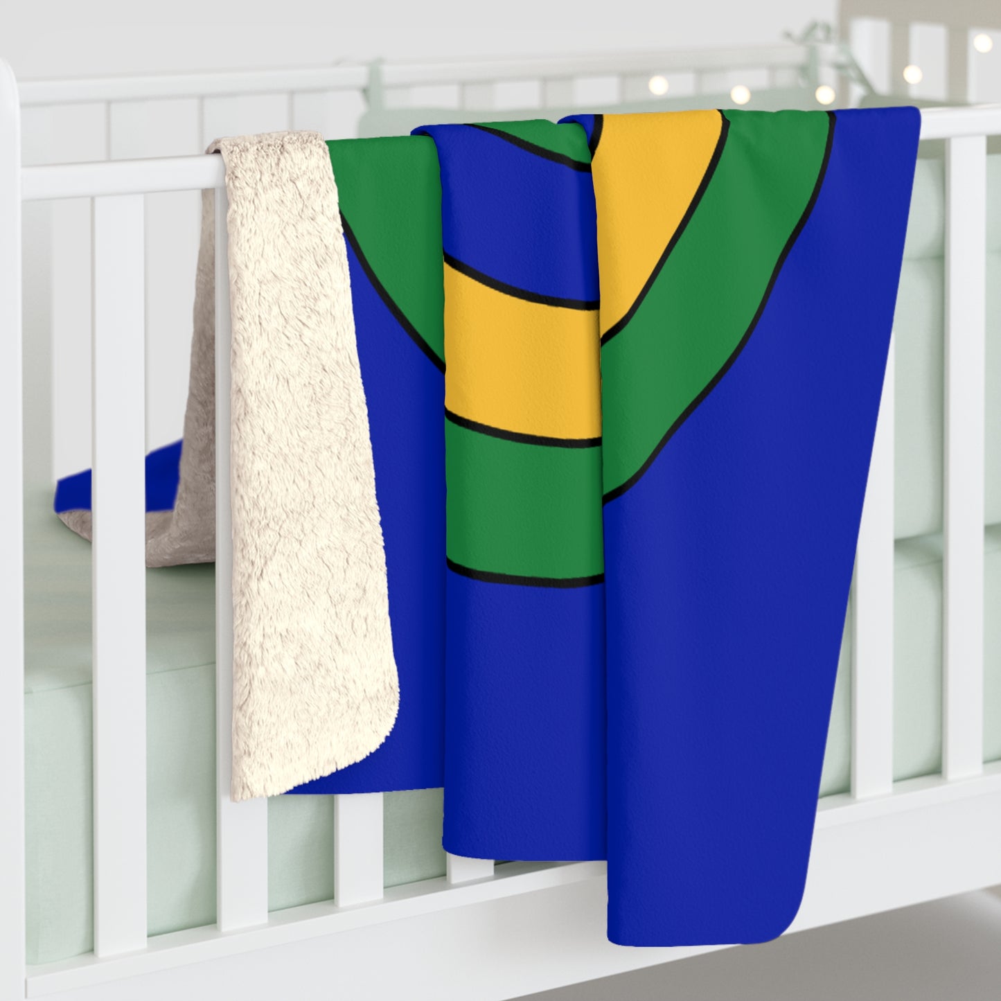 Christmas Island Retro Target Blanket Throw