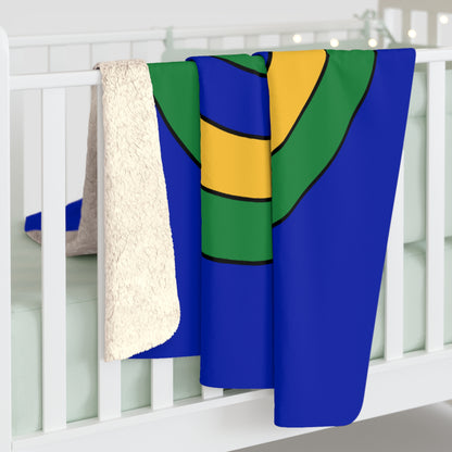 Christmas Island Retro Target Blanket Throw