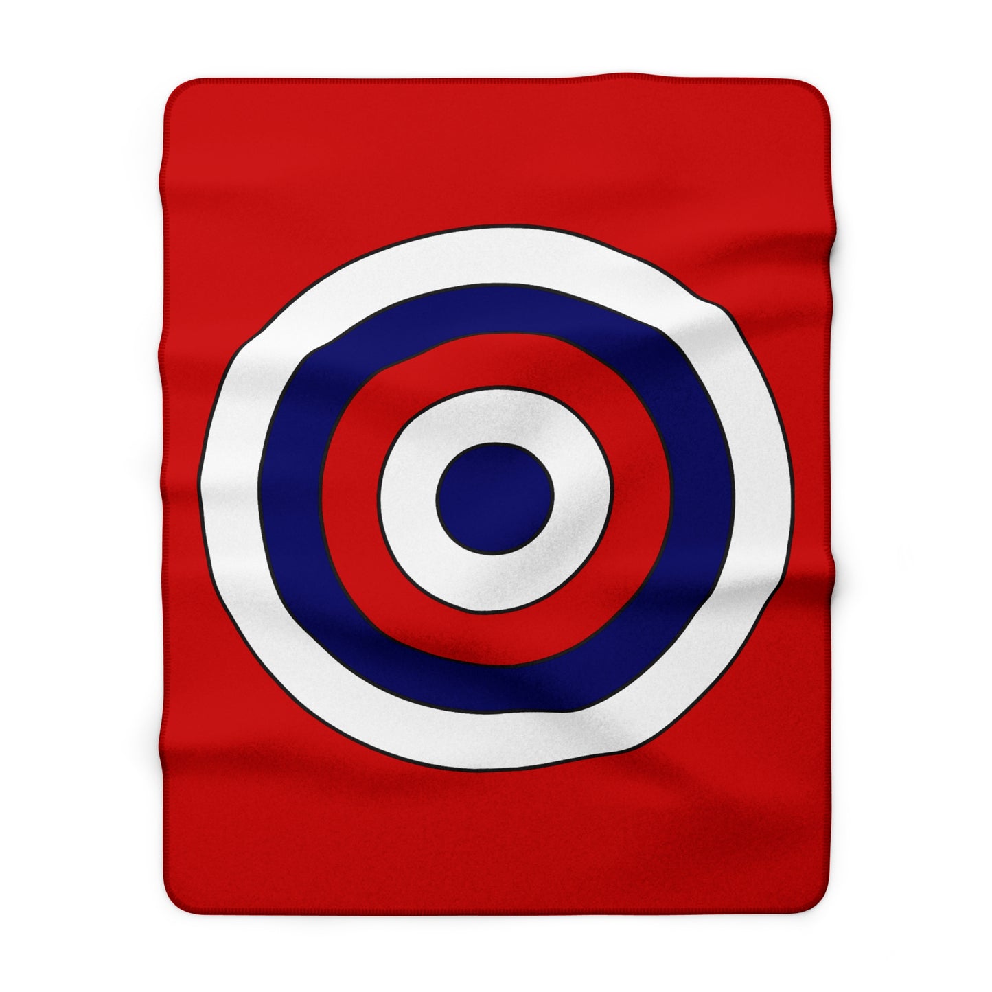 Liberia Retro Target Blanket Throw