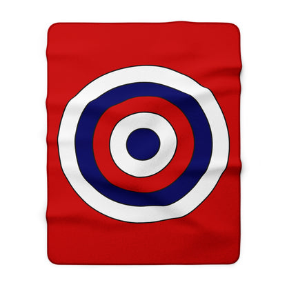 Liberia Retro Target Blanket Throw