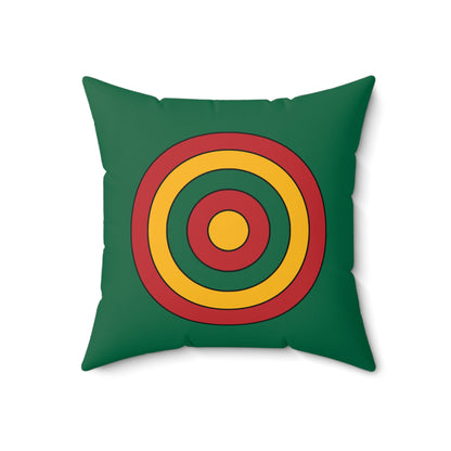 Lithuania Retro Target Cushion Pillow
