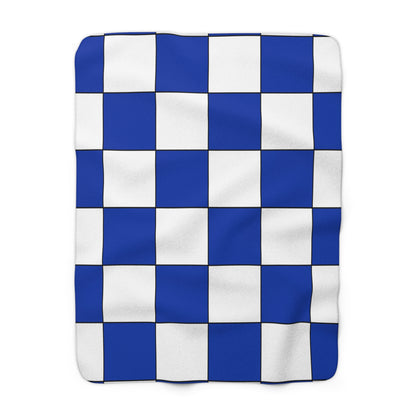Uruguay Retro Check Blanket Throw