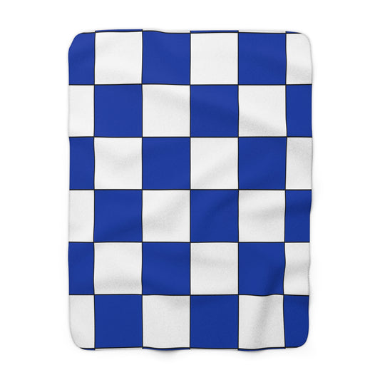 Uruguay Retro Check Blanket Throw