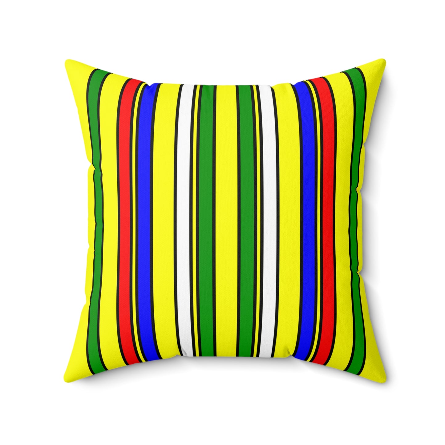 Central African Republic Retro Stripes Cushion Pillow