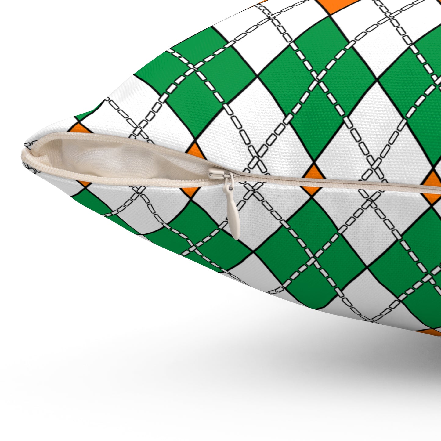 Ireland Retro Argyle Cushion Pillow