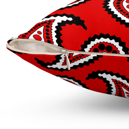Trinidad And Tobago Retro Paisley Cushion Pillow