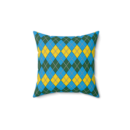 Rwanda Retro Argyle Cushion Pillow