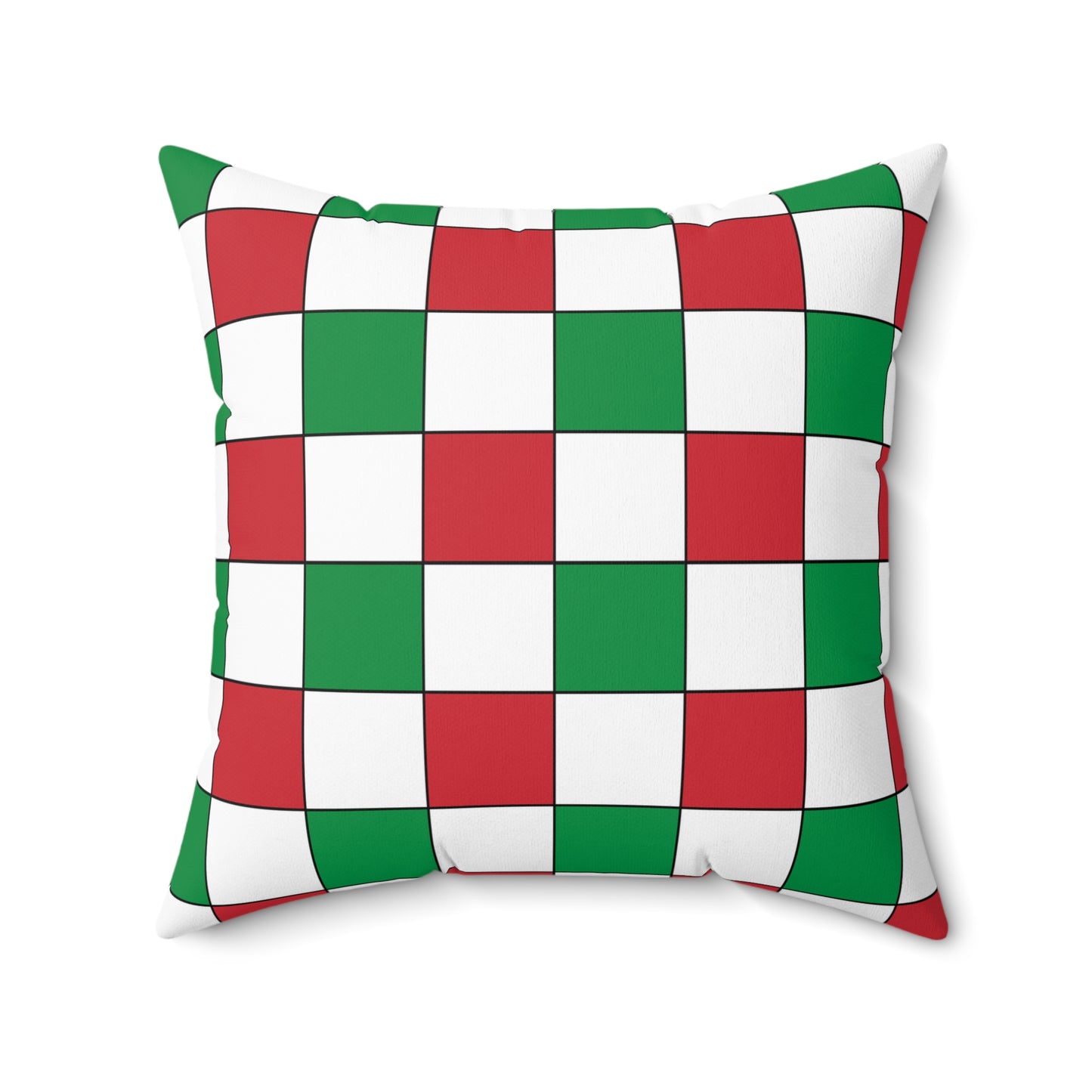 Italy Retro Check Cushion Pillow