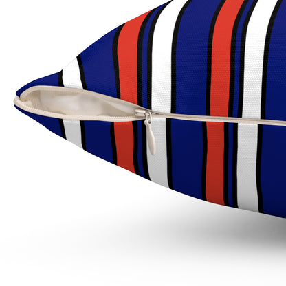 Cabo Verde Retro Stripes Cushion Pillow