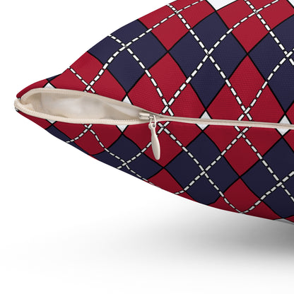 Thailand Retro Argyle Cushion Pillow