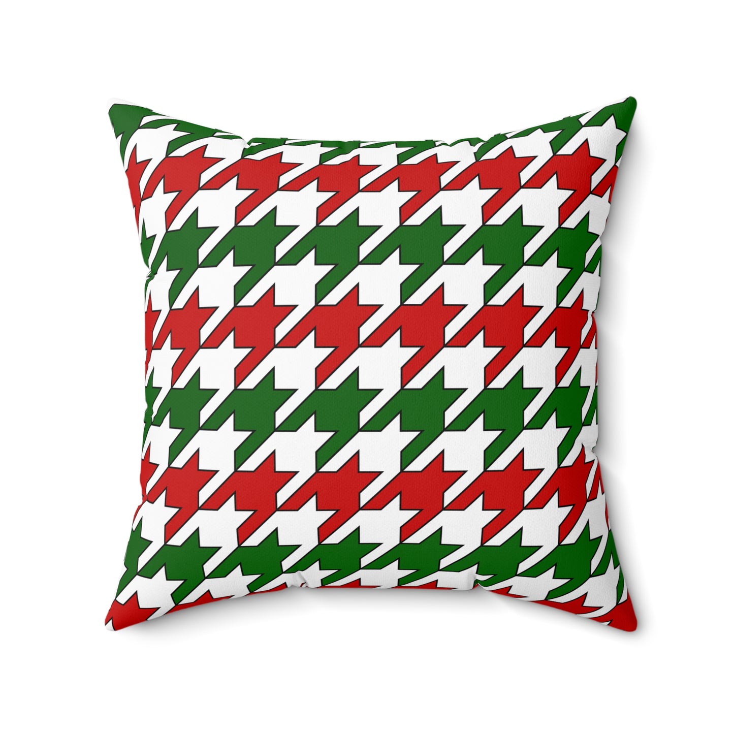 Tajikistan Retro Houndstooth Cushion Pillow