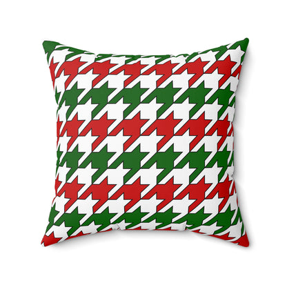 Tajikistan Retro Houndstooth Cushion Pillow