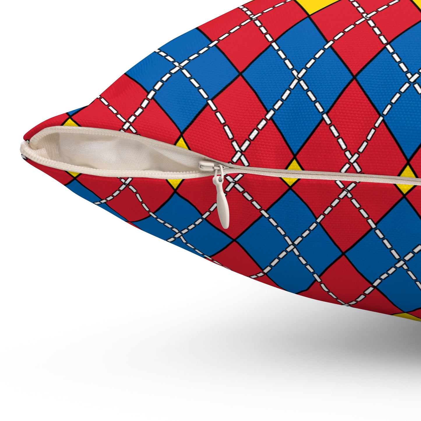 Mongolia Retro Argyle Cushion Pillow