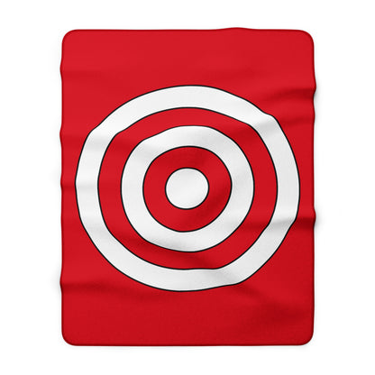 Peru Retro Target Blanket Throw