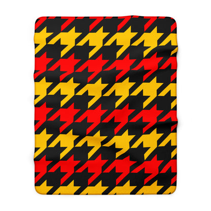 Germany Retro Houndstooth Blanket Throw