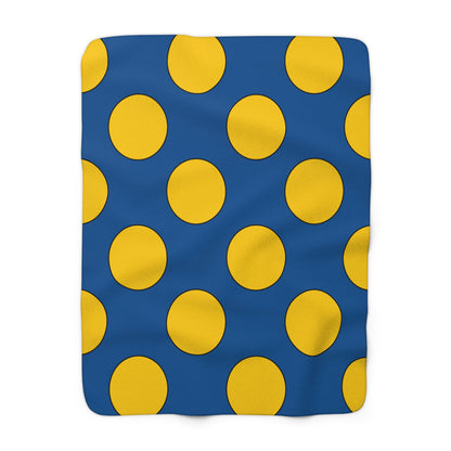 Sweden Retro Polka Dots Blanket Throw