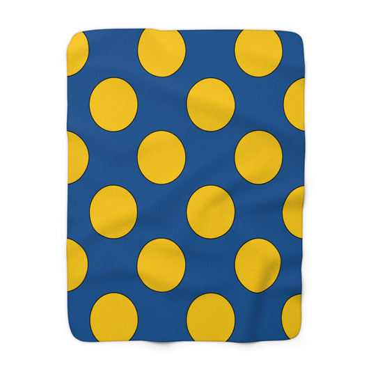 Sweden Retro Polka Dots Blanket Throw