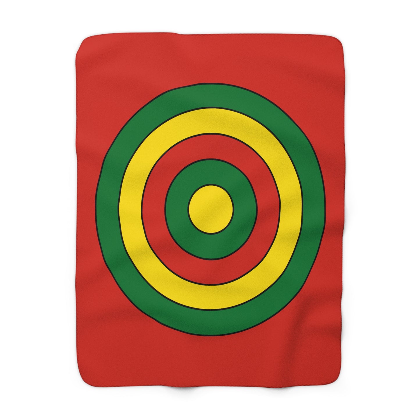 Bolivia Retro Target Blanket Throw