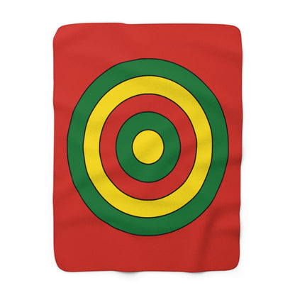Bolivia Retro Target Blanket Throw