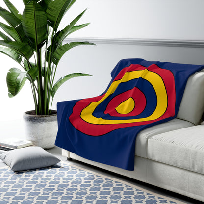 Chad Retro Target Blanket Throw