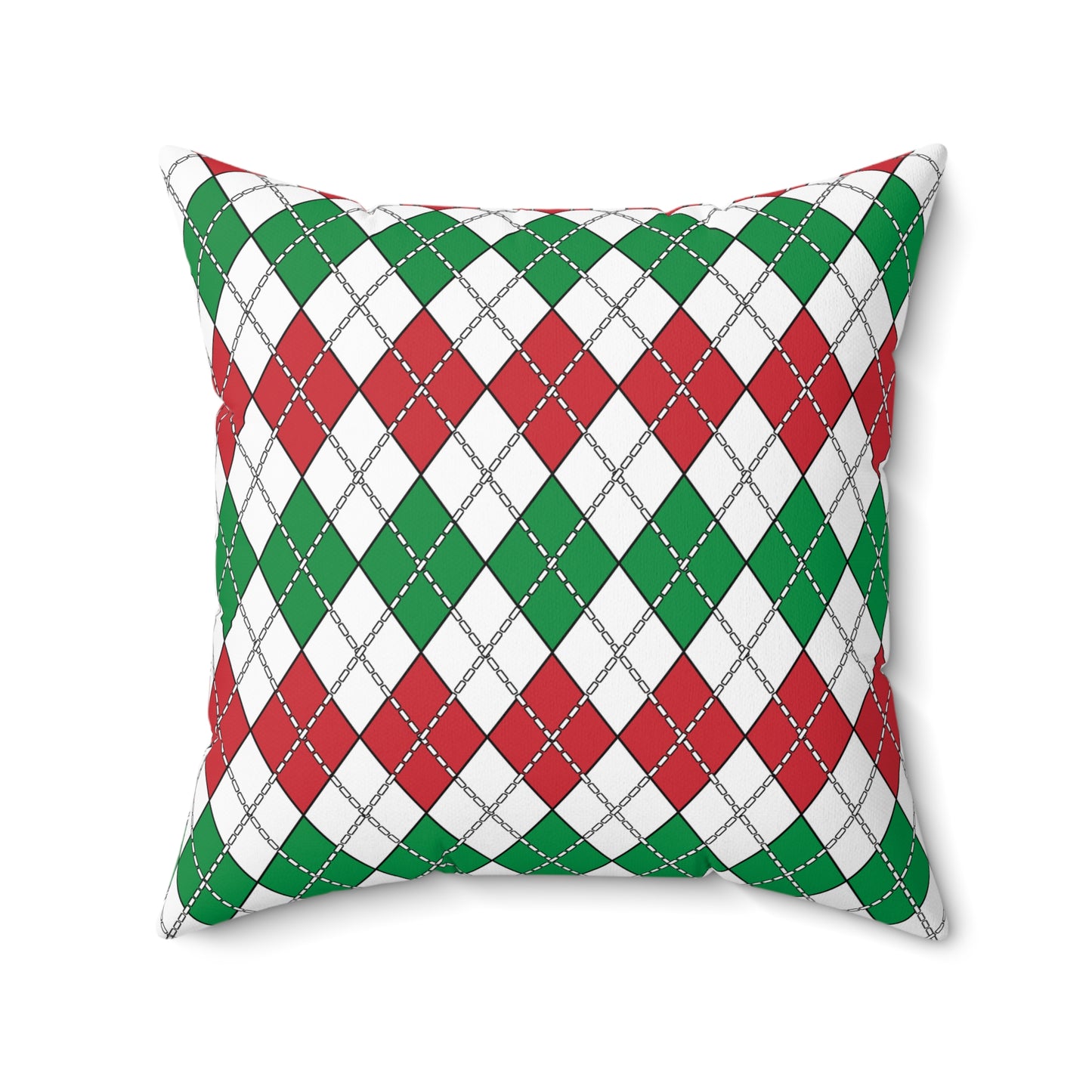 Italy Retro Argyle Cushion Pillow