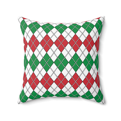 Italy Retro Argyle Cushion Pillow