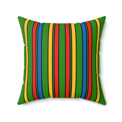 Ethiopia Retro Stripes Cushion Pillow