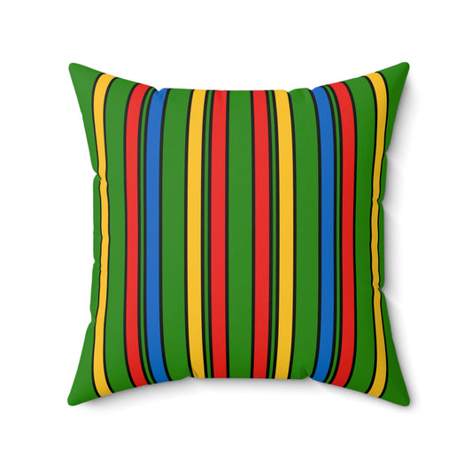 Ethiopia Retro Stripes Cushion Pillow