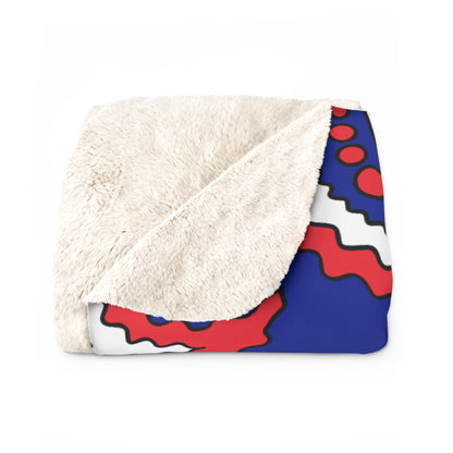 Sint Maarten Retro Paisley Blanket Throw