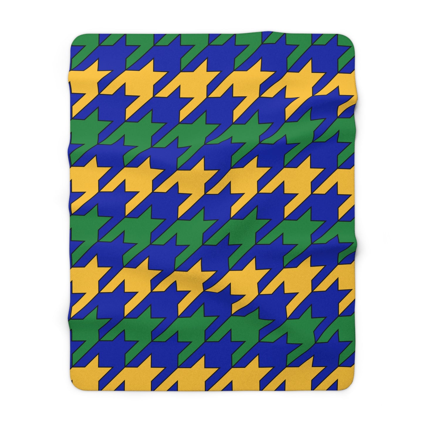 Christmas Island Retro Houndstooth Blanket Throw