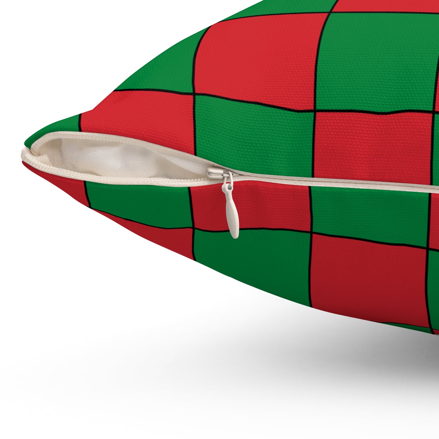 Turkmenistan Retro Check Cushion Pillow