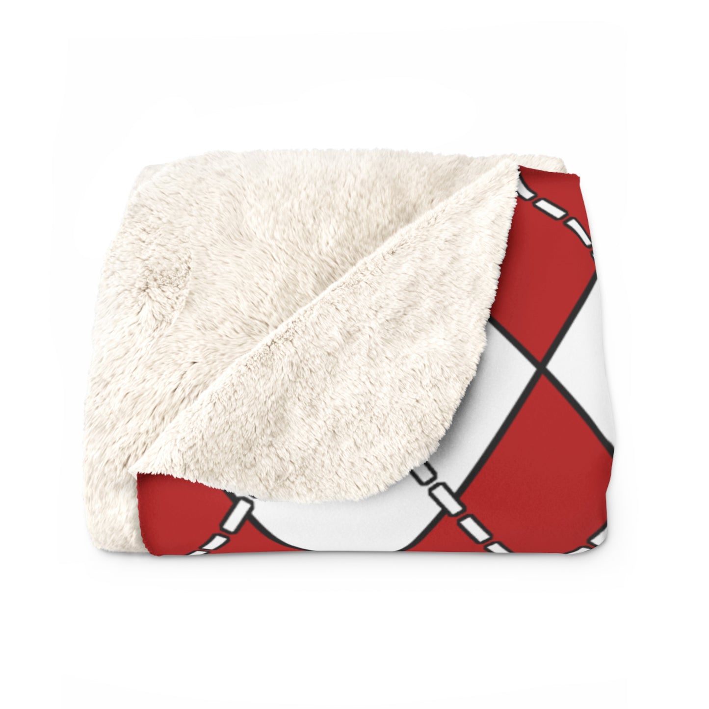 Isle Of Man Retro Argyle Blanket Throw