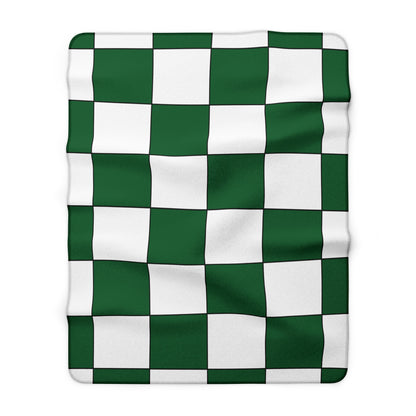 Saudi Arabia Retro Check Blanket Throw