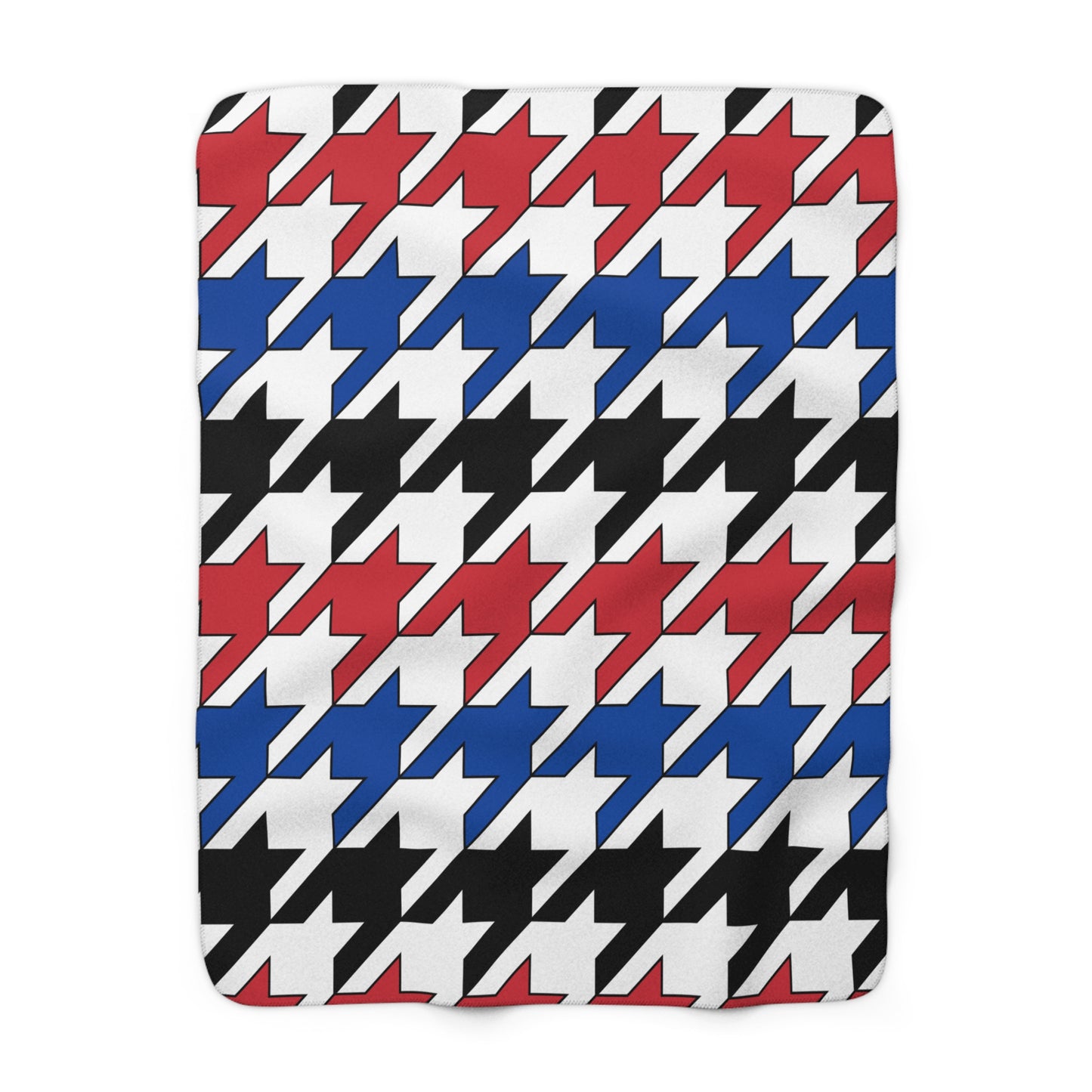 Republic Of Korea Retro Houndstooth Blanket Throw