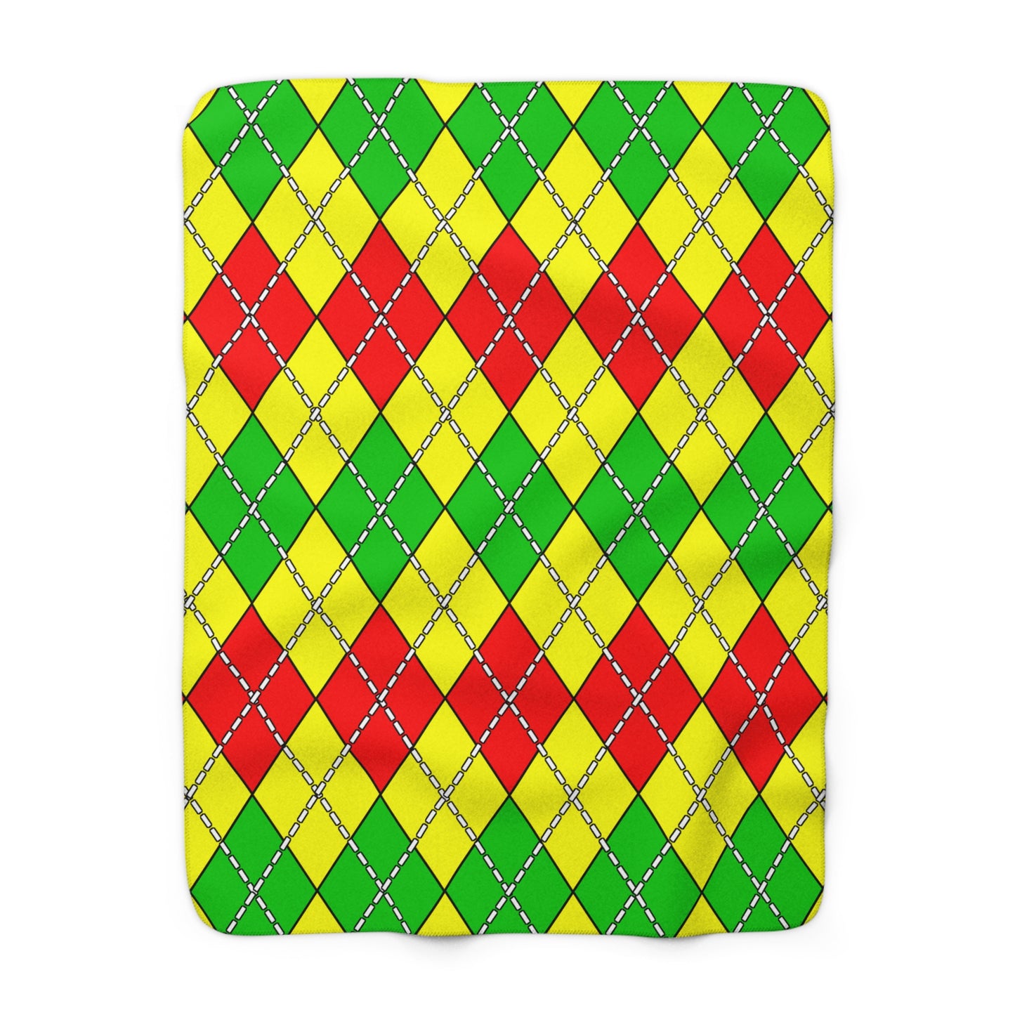 Congo Retro Argyle Blanket Throw